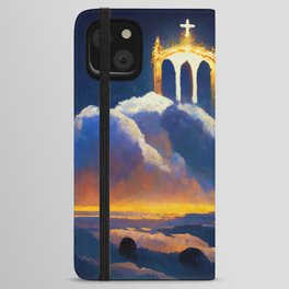 Ascending to the Gates of Heaven iPhone Wallet Case