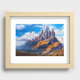 the great citadel Recessed Framed Print