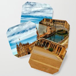 Spain Photography - Historical Landmark In Seville Coaster