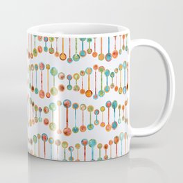Watercolor DNA Strands Coffee Mug