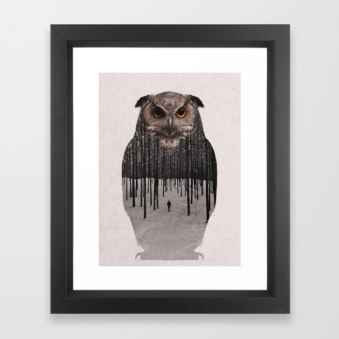 Into The Woods Framed Art Print