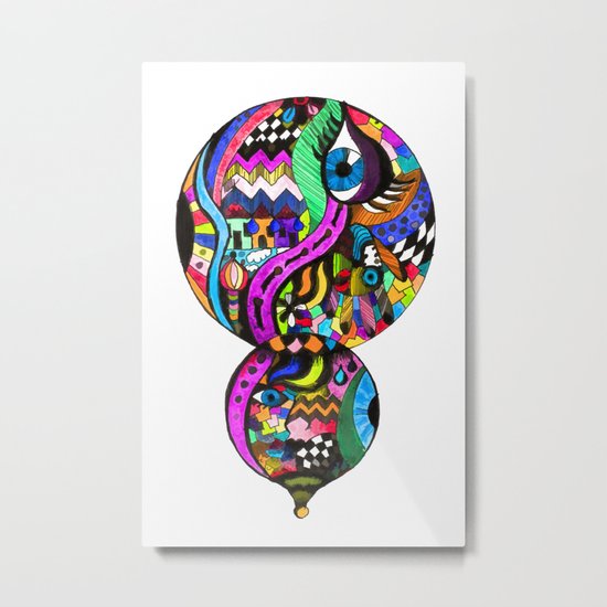 TEARDROPS Metal Print