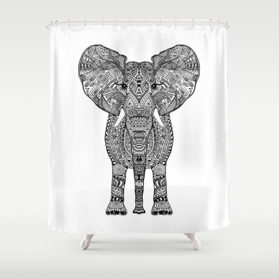 ELEPHAnT Shower Curtain