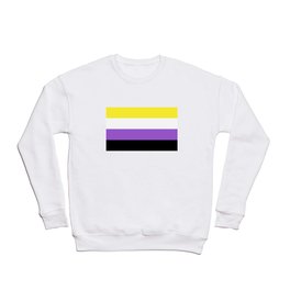 Nonbinary Pride Flag Crewneck Sweatshirt