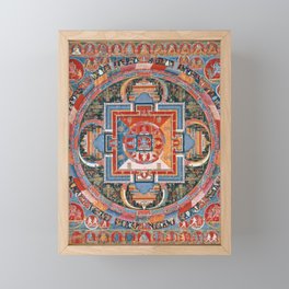 Mandala of Jnanadakini Framed Mini Art Print