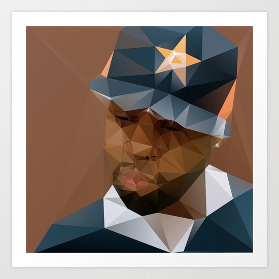 J DILLA Art Print