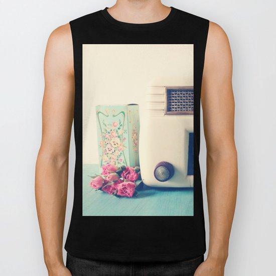 Retro Radio Biker Tank
