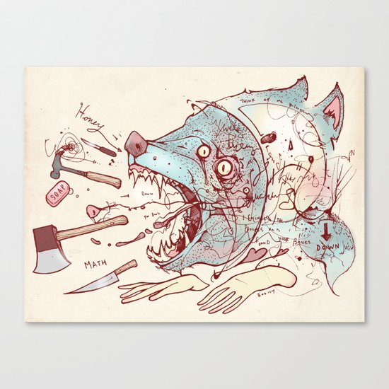 Jackal Canvas Print