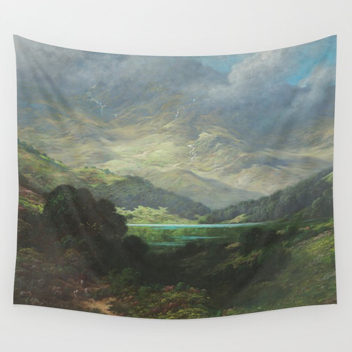The Scottish Highlands Gustave Dore Wall Tapestry