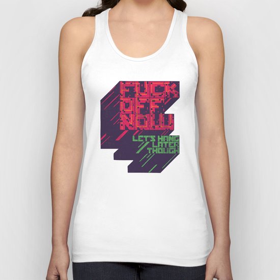 Not Now Unisex Tank Top