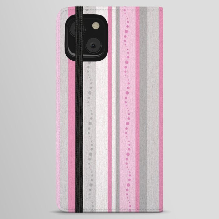 Multiple Lines iPhone Wallet Case