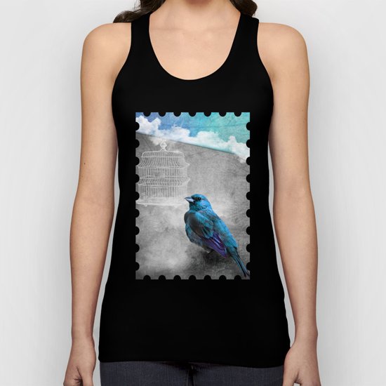 BLUE BIRD Unisex Tank Top