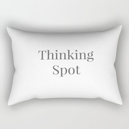 Thinking spot Rectangular Pillow