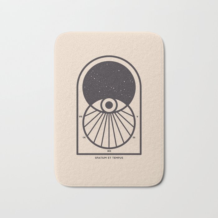 Space and Time Bath Mat