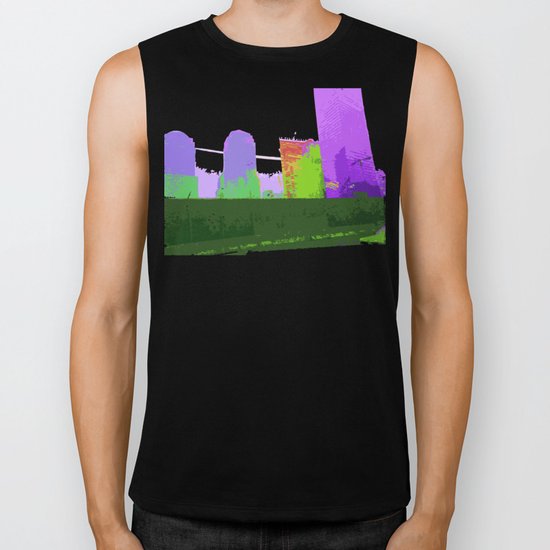 NY#2 Ground Zero, Purple Biker Tank