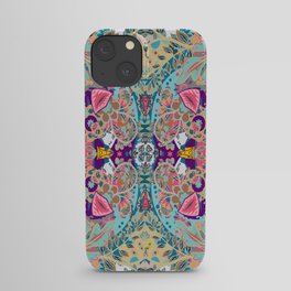 Mandala - Turquoise Boho iPhone Case