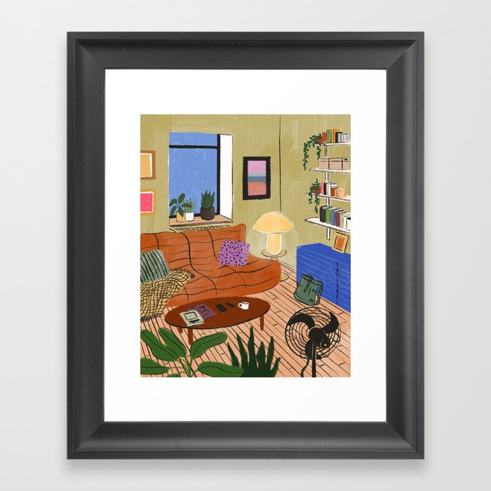 Living Room Drawing 14 Framed Art Print