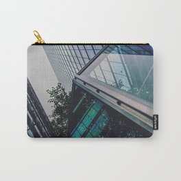 Refective Perpective | Berlin 2016 Carry-All Pouch | Travel, Architectural, Perspective, Digitalphotography, Reflection, Travelphotography, Emptysky, Geometric, Photo, Berlin 