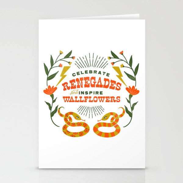 Celebrate Renegades & Inspire Wallflowers Stationery Cards