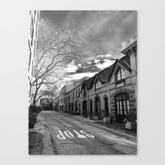 STOP For Brooklyn Heights Brownstone Love NYC Canvas Print