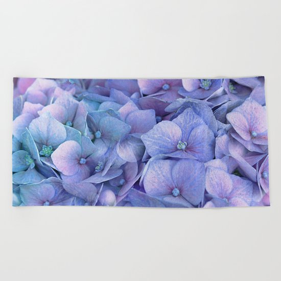 Hydrangea Beach Towel