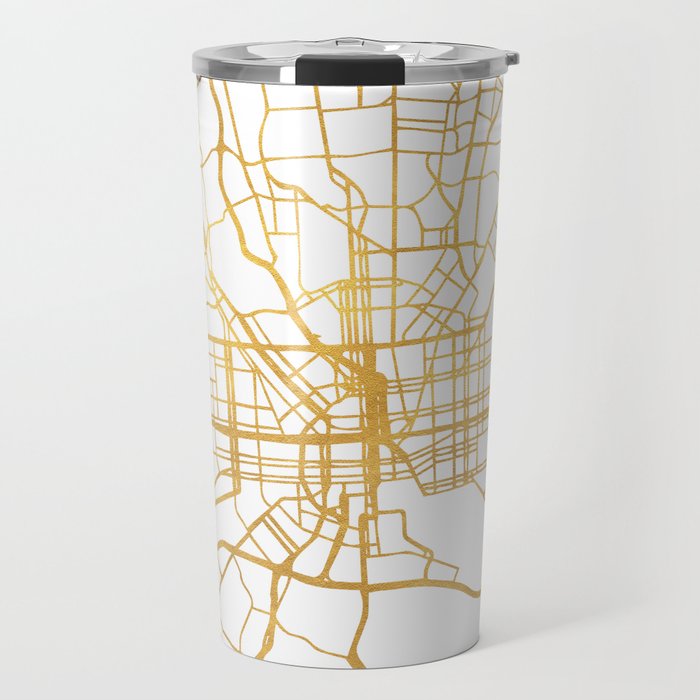 BALTIMORE MARYLAND CITY STREET MAP ART Travel Mug