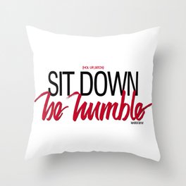 HUMBLE Throw Pillow