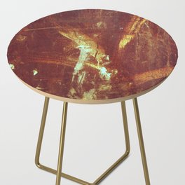 Old rusty surface texture background.  Side Table