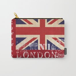 Union Jack Great Britain Flag Carry-All Pouch