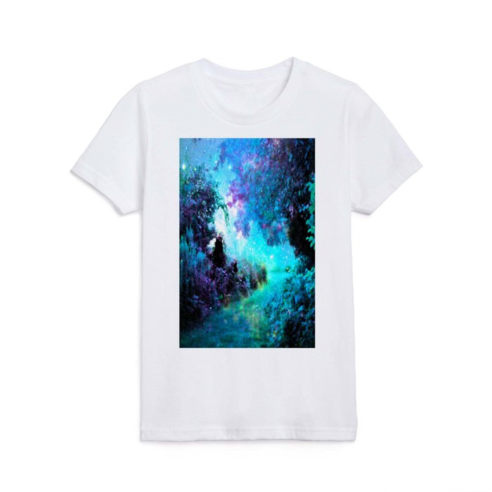 Purple and turquoise graphic tees cheap