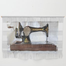 Vintage Sewing Machine Wall Hanging