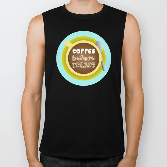CoffeeBeforeTalkie Biker Tank