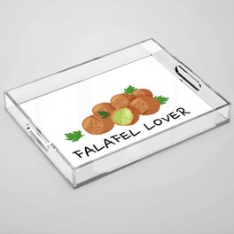 Falafel lover design Acrylic Tray