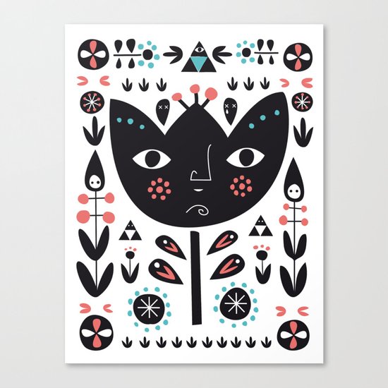 Folksy - Day Canvas Print