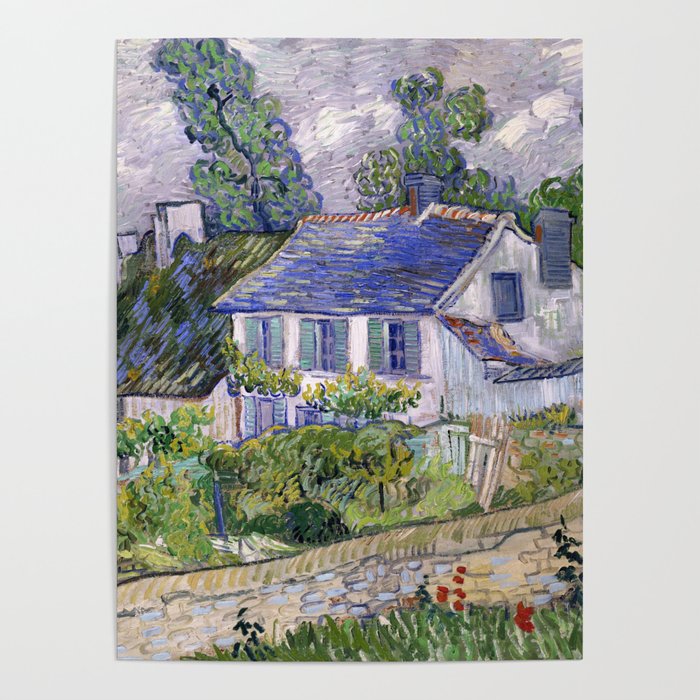 Vincent Van Gogh Houses At Auvers Poster