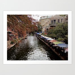 San Antonio Riverwalk Art Print