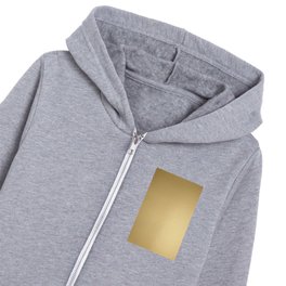 Classic Luxury Gold Kids Zip Hoodie