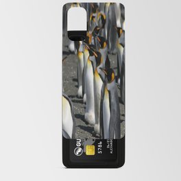 King Penguin Group Standing in a Row Android Card Case