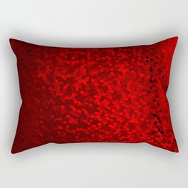 Red sequins Rectangular Pillow