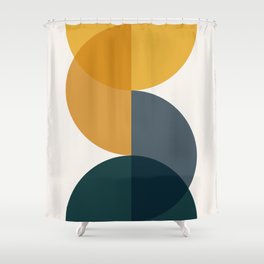 Geometric Harmony VIII Shower Curtain