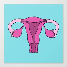 Hello my uterus Canvas Print