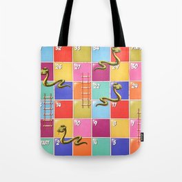 Snakes and Ladders Tote Bag