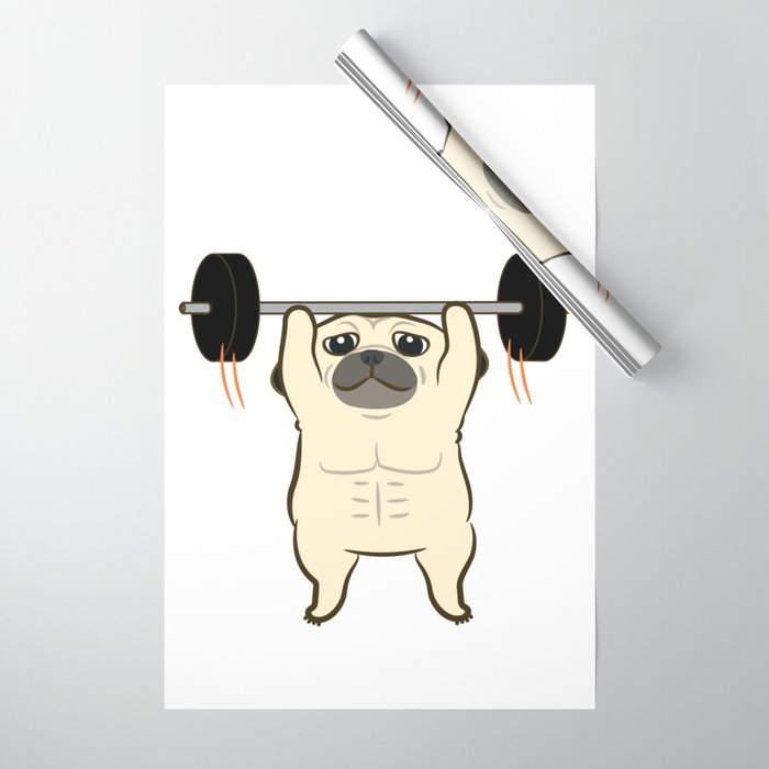 Workout Fu Fu Wrapping Paper