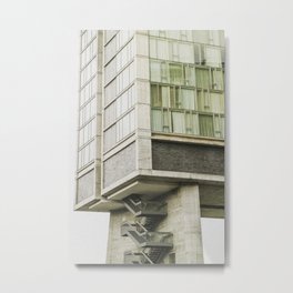 Architecture #2 Metal Print | Geometric, Green, Photo, Squares, Building, City, Achitecture, Citylife, Newyork, Realestate 