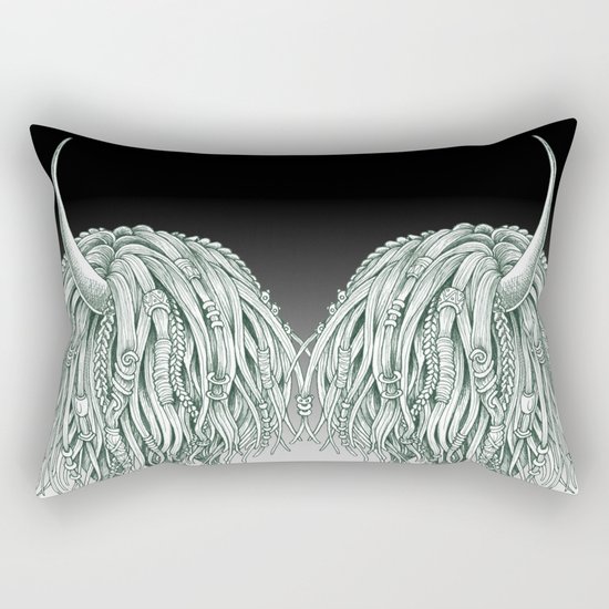 Horny Beast Rectangular Pillow