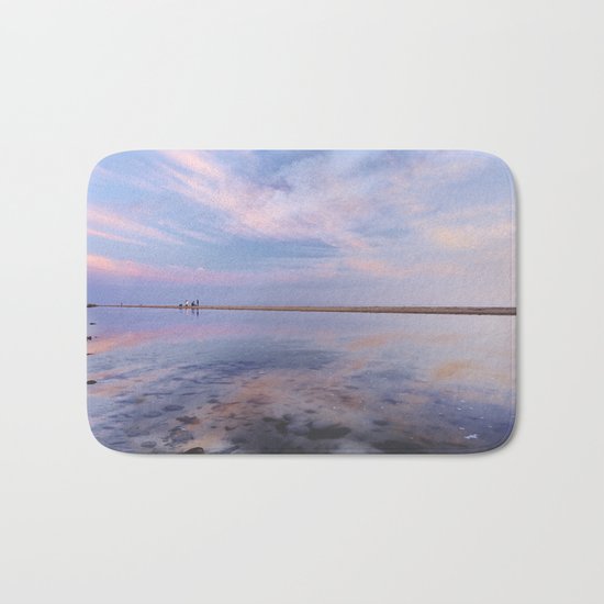 "Heaven walk". Tarifa beach Bath Mat