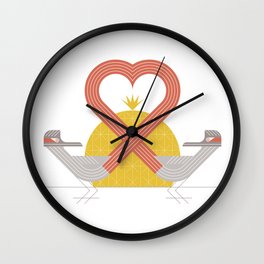 Roadrunner Love Wall Clock