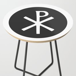 Chi Rho / gray Side Table