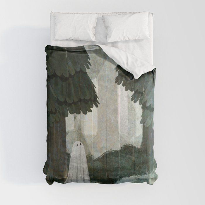 Pine Forest Clearing Comforter