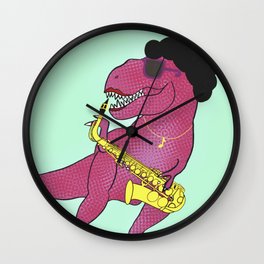 She-Rex Sax Wall Clock